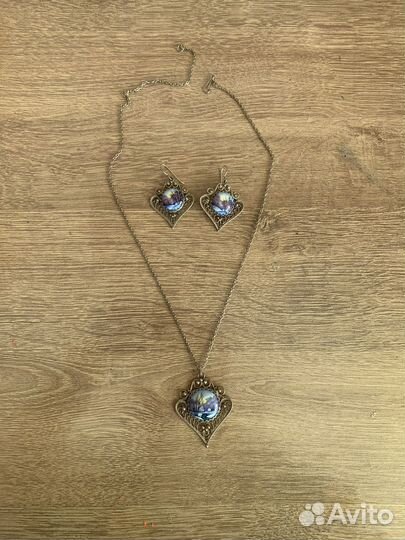 Украшения с финифтью СССР