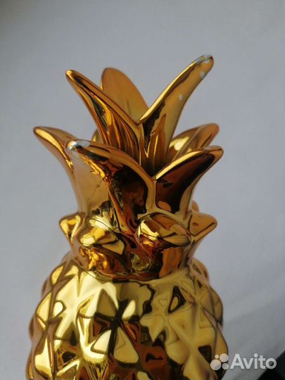 Ананас золотой керамика декор decor