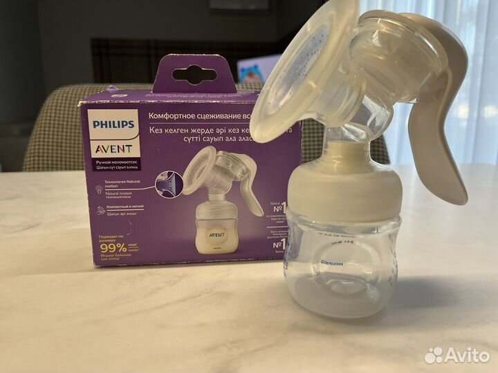Молокоотсос philips avent ручной