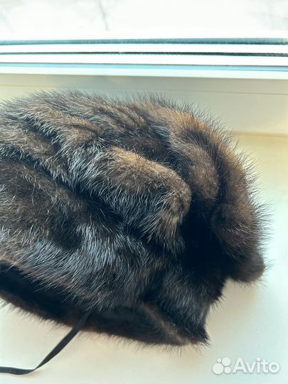 Шапка норковая женская