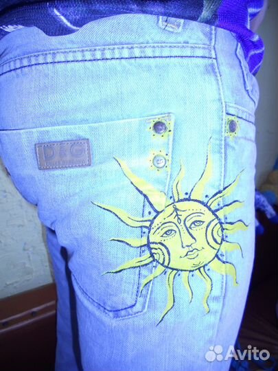 Роспись на заказ (джинсы, стекло, футболки)