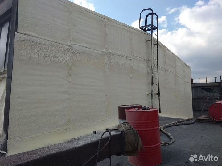 Утепление дома пенополиуретаном