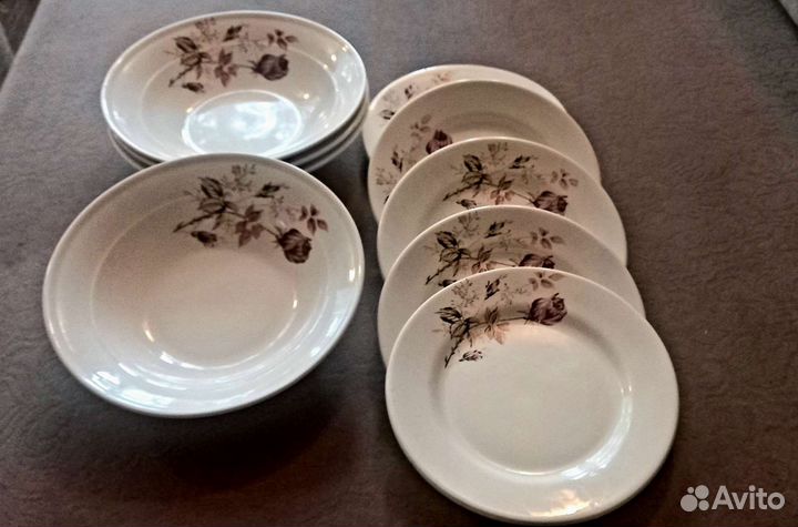 Тарелки посуда СССР кфз