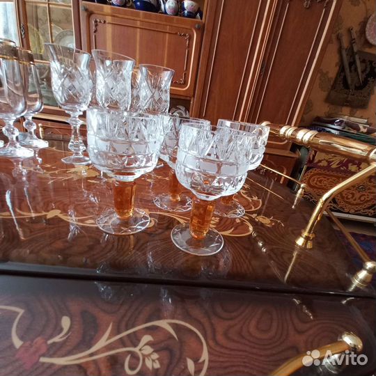 Рюмки Чехословакии,богемия,новые