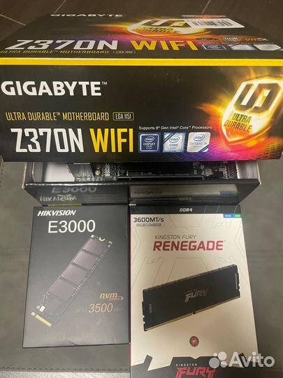 Комплект mini-itx i5 9400/z370/16Gb/ssd256Gb