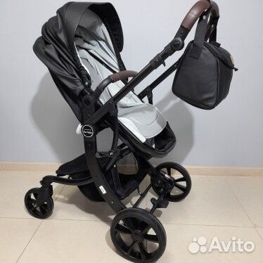 Коляска 2 в 1 эко кожа