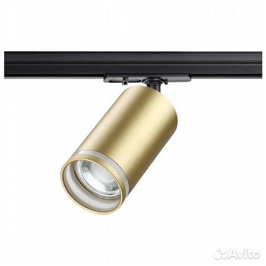 Светильник трековый novotech Ular GU10 1х9Вт алюми