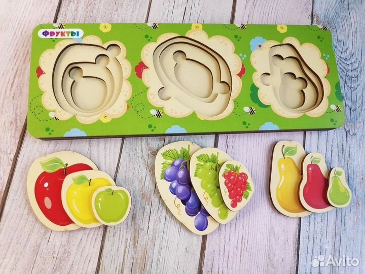 Развивающие деревянные игрушки