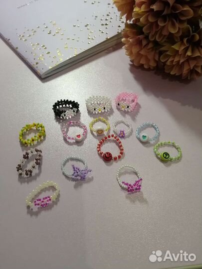 Колечки из бисера