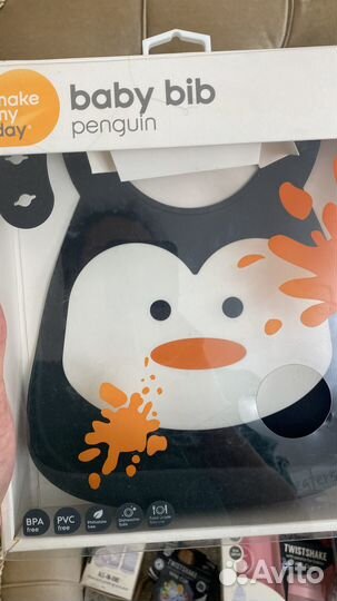 Детская посуда нагрудники make my day новые