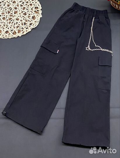 Штаны, брюки карго для девочки разные цвета