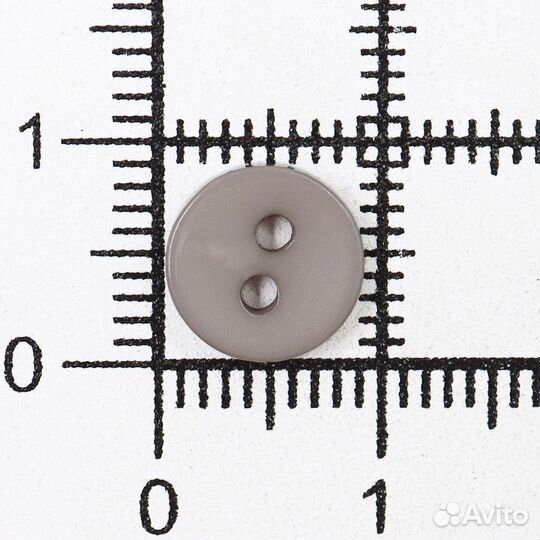 Grayсерый NE74 Пуговица 14L (9мм) 2 прокола, пластик (Gray (серый), 144 шт