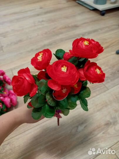 Искусственные цветы новые