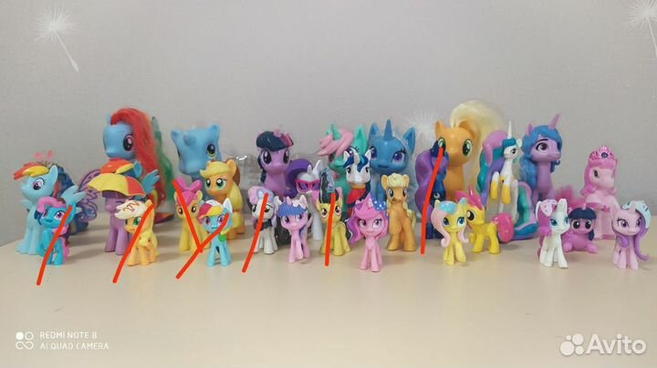 Май Литл пони фигурки с подарочками)