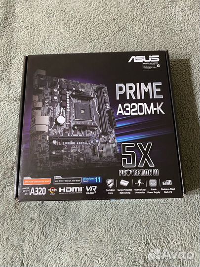 Asus Prime 320M-K + Ryzen 3200G + 16 Gb DDR4