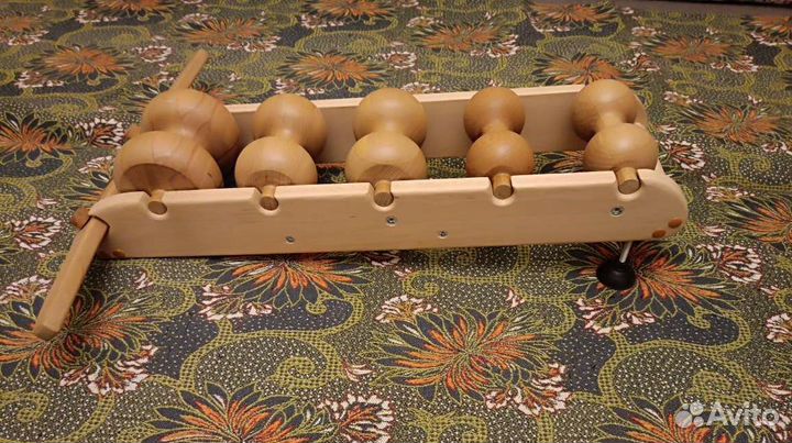 Массажер для ног, спины и шеи 5-роликовый Бэквуд