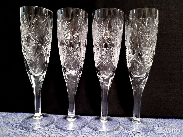 Фужеры,бокалы для шампанского, креманки
