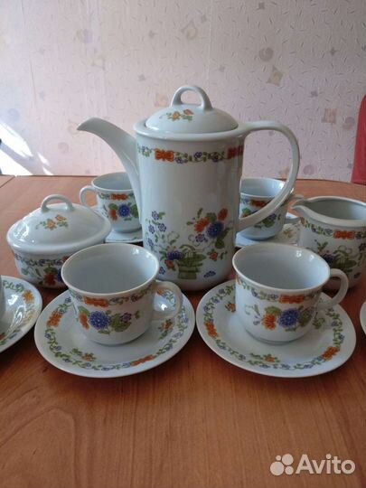 Сервиз кофейный ГДР Jlmenau