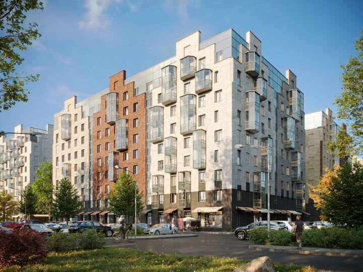 2-к. квартира, 45,6 м², 2/9 эт.