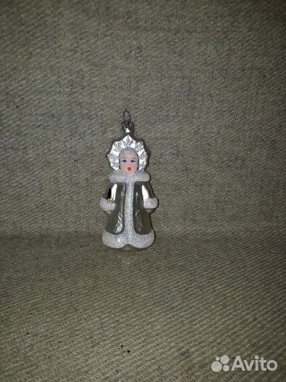 Елочная игрушка Снегурочка подвеска 10,5 см