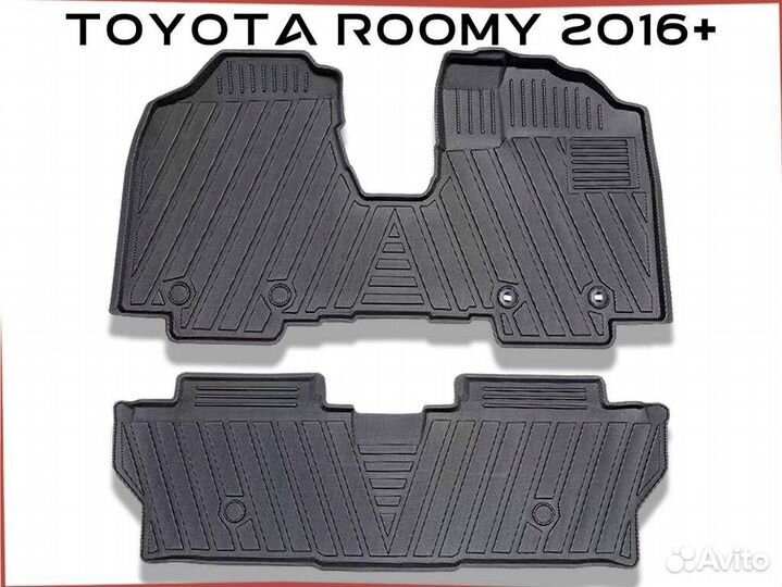 Коврики akuba strong на toyota tank/roomy 2016