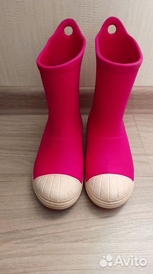 Резиновые сапоги crocs j1 для девочки