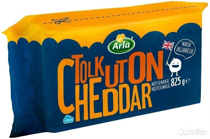 Сыр чеддер arla Foods amba tolkuton cheddar