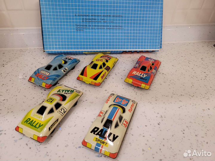 Набор машинок Ралли родом из СССР