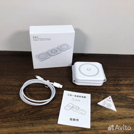Беспроводная зарядная станция 3 в 1 apple