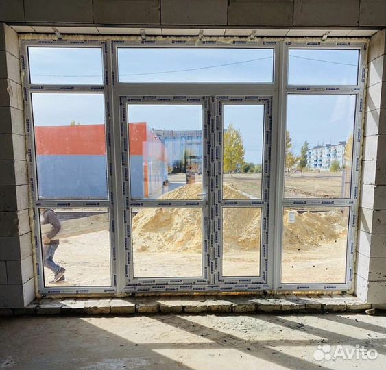 Окна пластиковое дверь