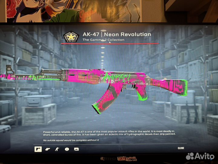 Калашников неоновая революция кс2