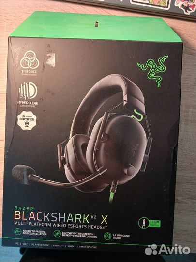 Игровые наушники razer blackshark v2 x