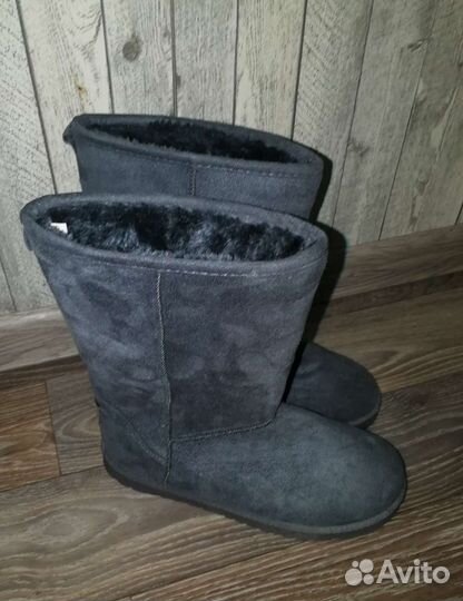 Угги женские, новые, р.38, серые