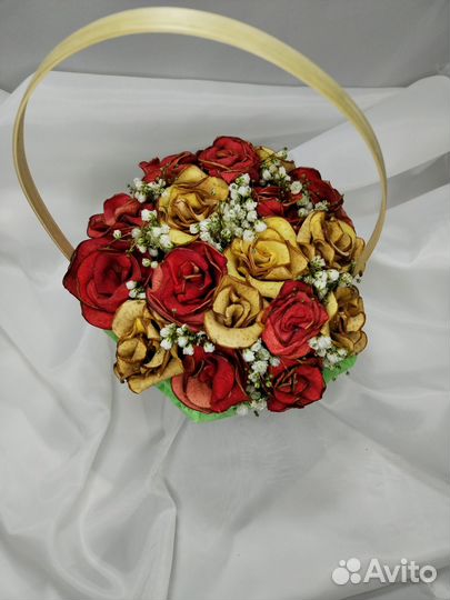 Корзина из роз