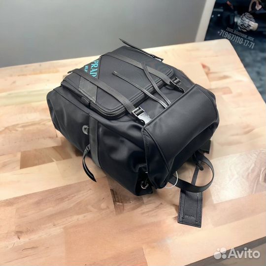 Рюкзак мужской Prada чёрный