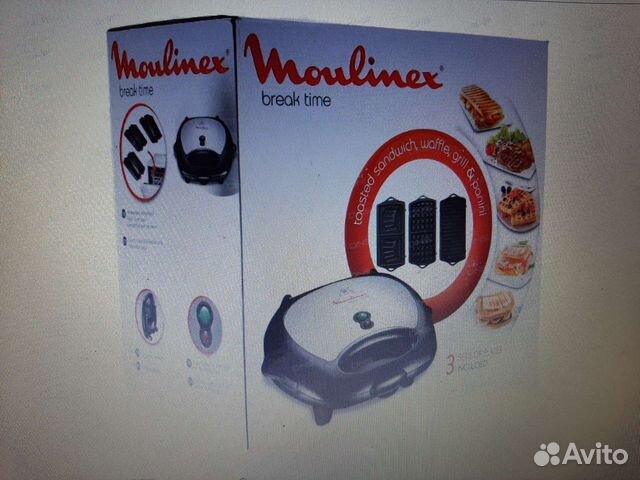 Новая 3 В 1 сэндвичница гриль вафельница moulinex