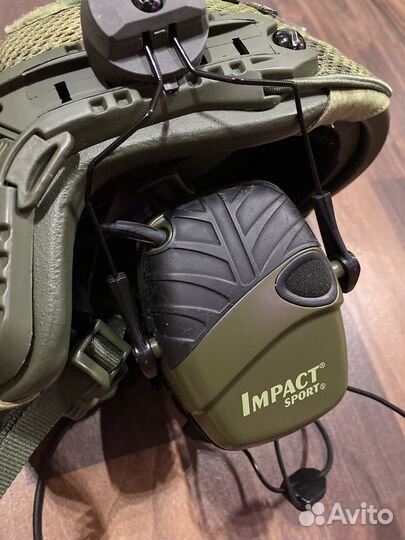 Баллистический шлем с гарнитурой и чехлом