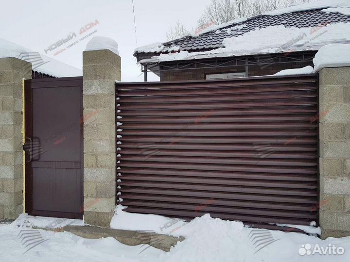 Забор-жалюзи