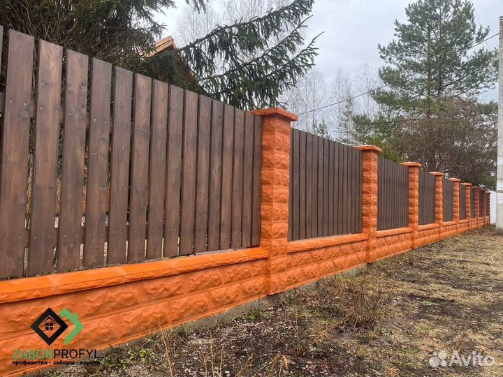 Заборы из профлиста / заборы под ключ