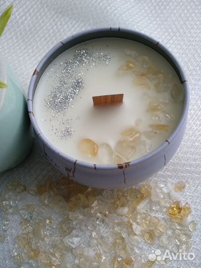 Аромасвеча с цитрином