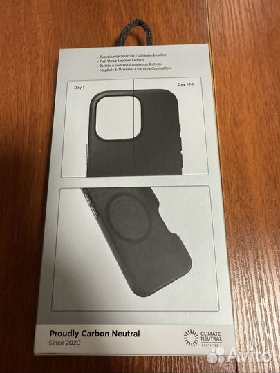 Чехол Nomad Traditional Leather Case iPhone 16 pro