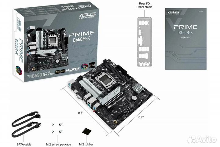 Материнская плата Asus Prime B650M-K (Новая)