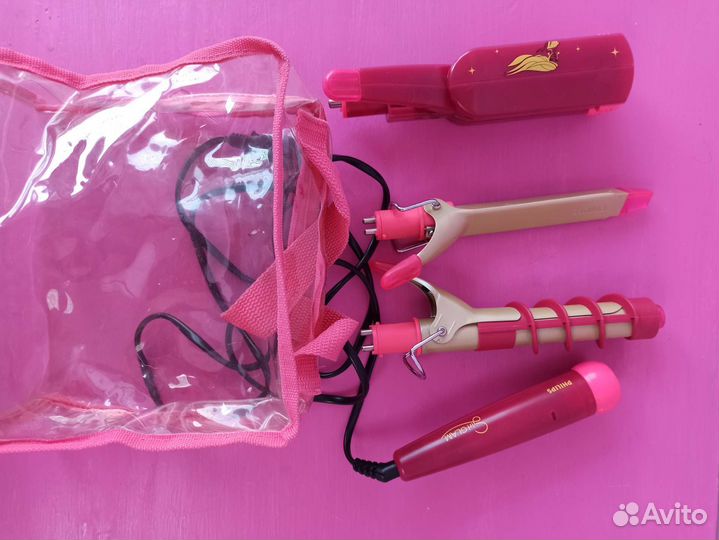 Philips girl glam утюжок, плойка, выпрямитель