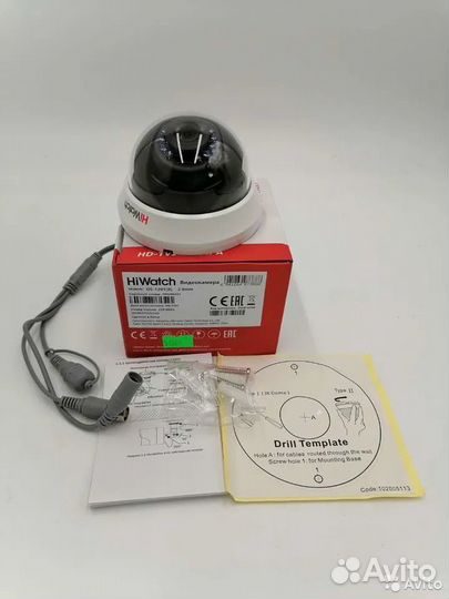 Видеонаблюдение 4 камеры с установкой