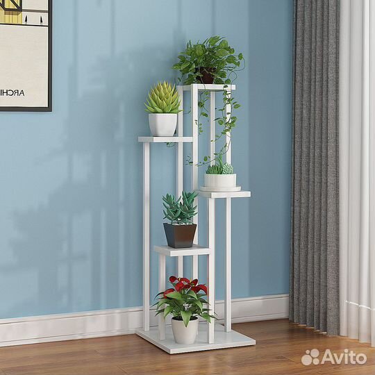 Подставка для цветов напольная металлическая