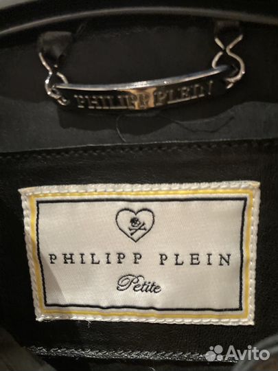 Philipp Plein.Кожаная куртка.Подростковая.Унисекс