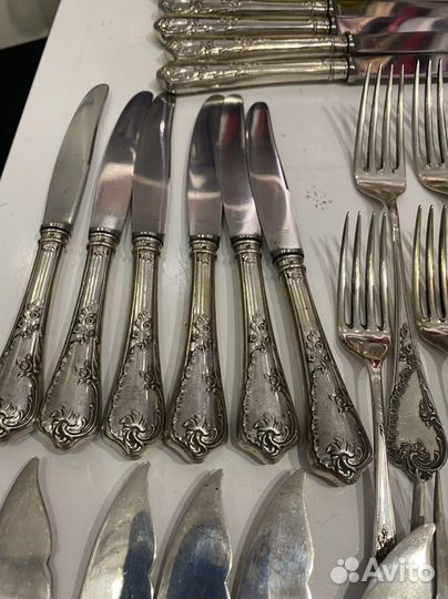 Столовый набор rostfrei серебро антиквариат