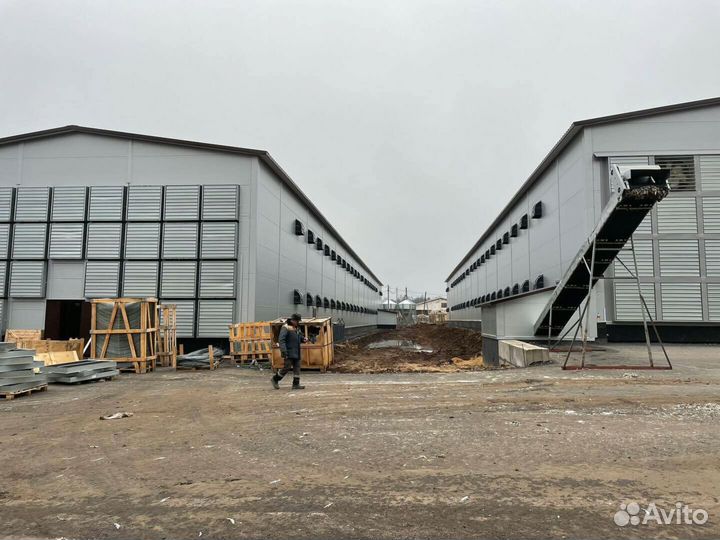 Металлические каркасы для ангаров и складов