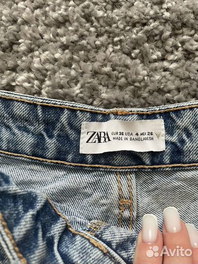 Джинсовые шорты zara