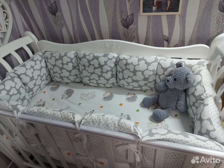 Бортики в детскую кроватку